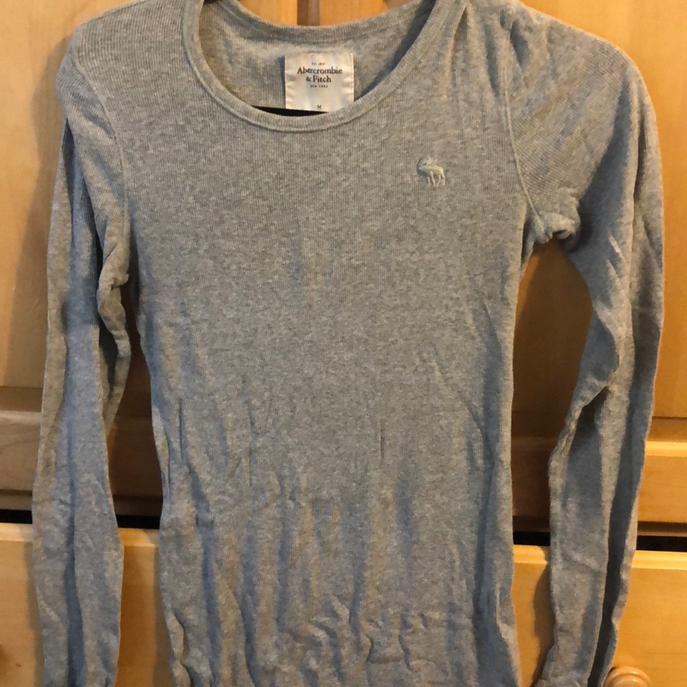Abercrombie and Fitch Grey Long Sleeve
